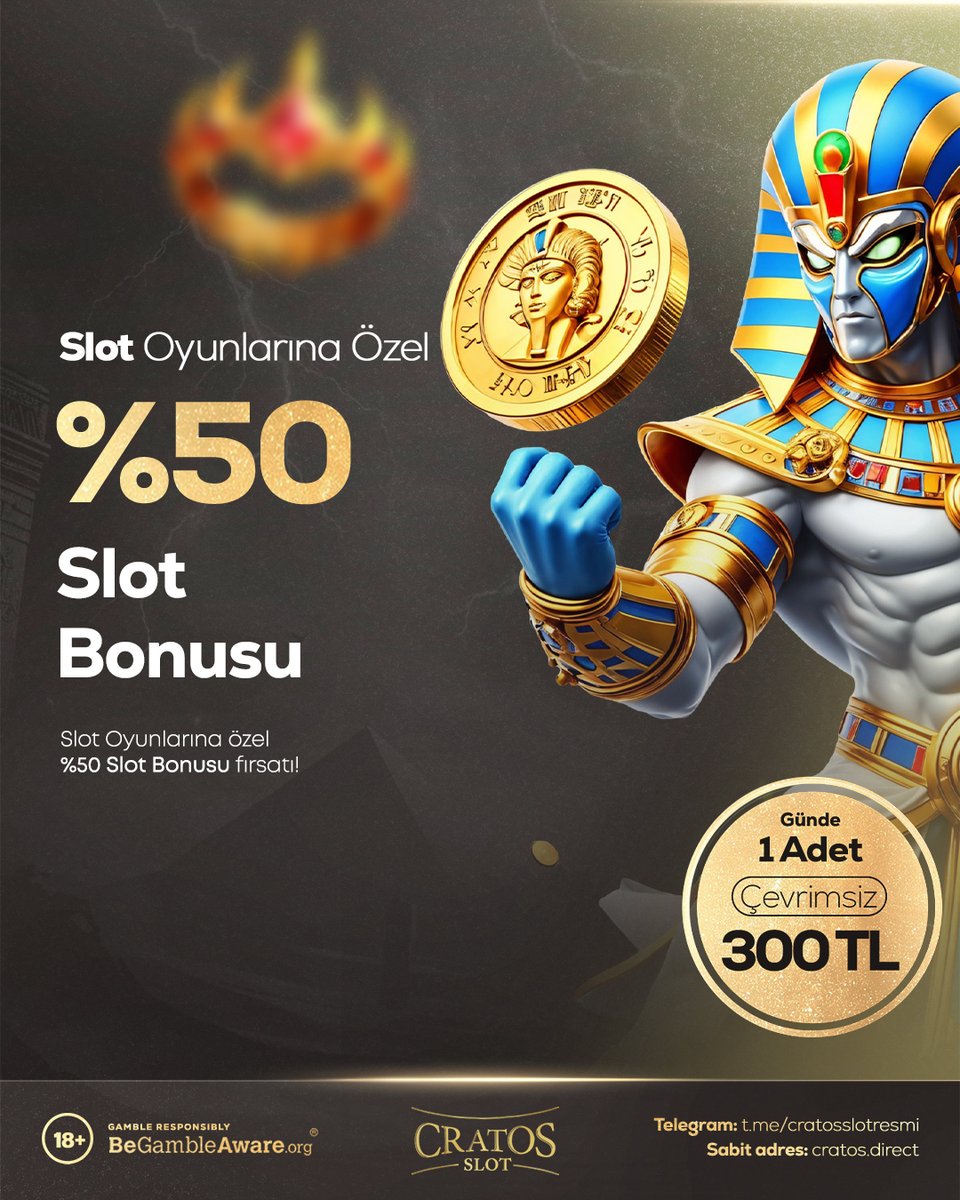 CratosSlotVIP1's tweet photo. 🎰 %50 SLOT BONUSU! 🎰

CratosSlot'ta slot oyunlarında %50 Slot Bonusu ile kazancınızı artırın! 💸

Bu fırsatı kaçırmayın ve slot dünyasında büyük kazançlar elde edin! 🌟

🔗 Detaylar için: https://t.co/XYD6OnjSPJ https://t.co/OIOpBobIeU
