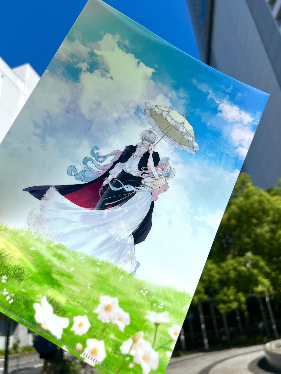 🤍#花メテ 新グッズ紹介🤍 新規イラストがクリアファイルに