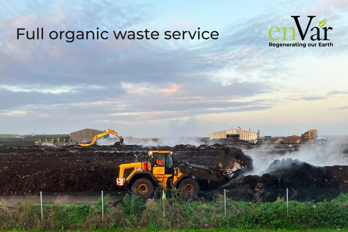 EnvarComposting's tweet image. Envar: More than composting.
From ABPR-compliant composting & coffee ground recycling to biomass fuel supply, muck heap removal & waste collection - we support businesses & local authorities turn waste into value.
Learn more: envar.co.uk/organic-waste-…