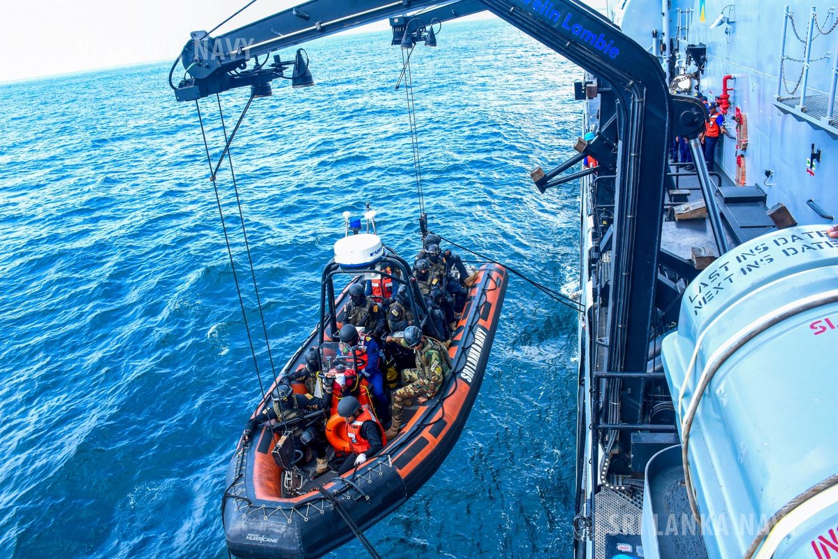 srilanka_navy's tweet photo. The 12th edition of the Sri Lanka–India Naval Exercise (#SLINEX-25) wrapped up 18 Aug 25 in the western seas off Colombo. @srilanka_navy @indiannavy @IndiainSL #IndianNavy 

Read more: https://t.co/MYysz92RI7 https://t.co/m5JRkVz7Ur