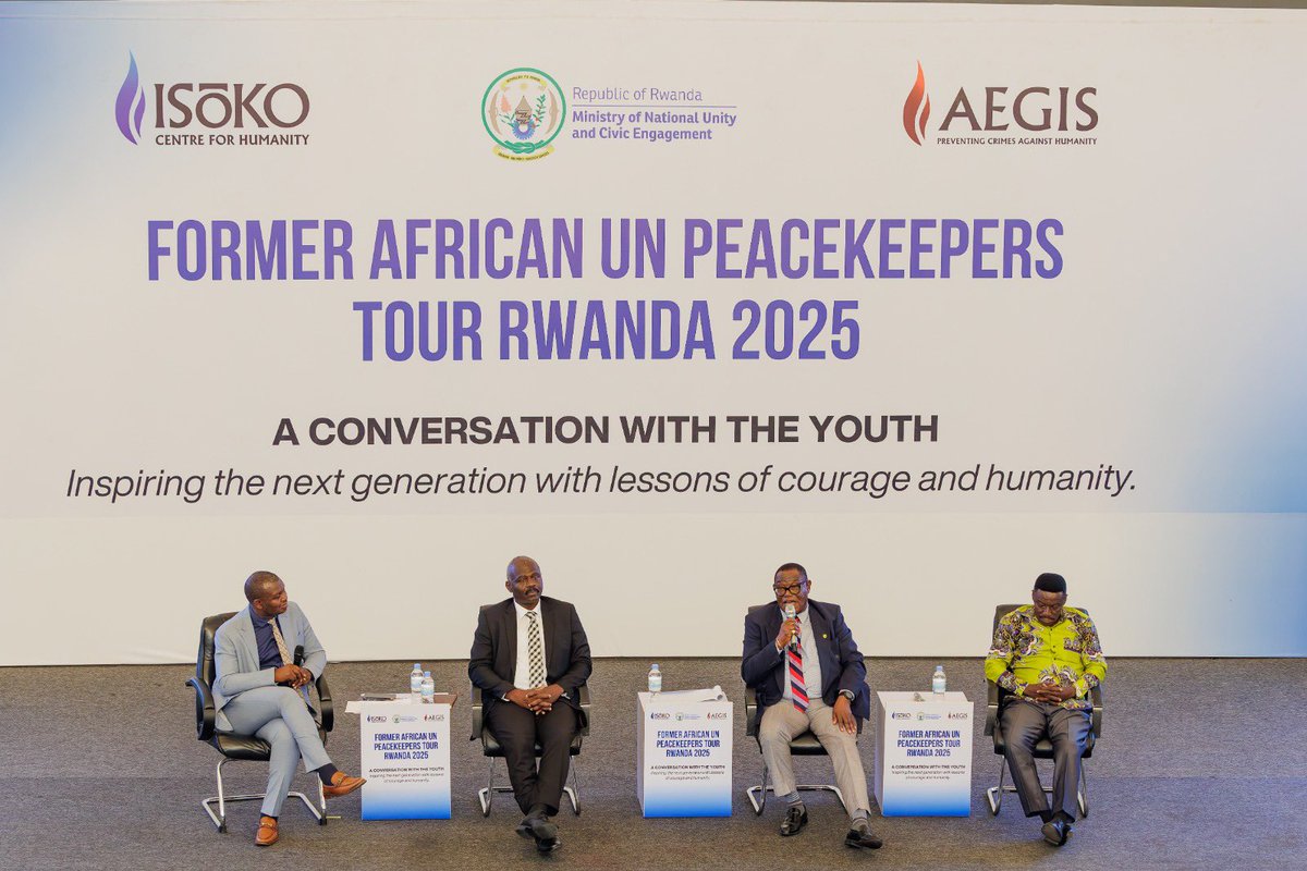 j0nathan_last's tweet photo. The courage and hope of youth at Gisozi left Ex-UN Veterans deeply moved. Rwanda’s journey continues strong. https://t.co/dmd1vJIhP2