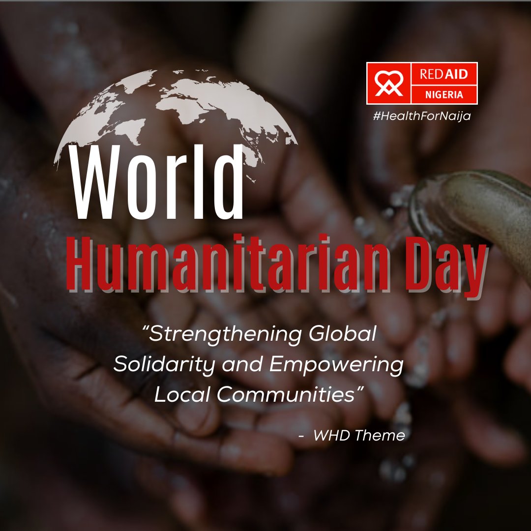 Today we honor the courage and compassion of humanitarians worldwide, the ones who put humanity first.
✨ Let’s spread kindness and lift each other up.
#Whd2025 #HumanityFirst #BeTheChange #HealthForNaija
