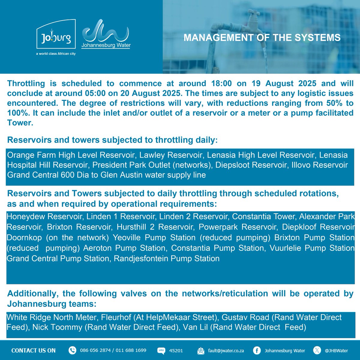 Johannesburg Water tweet media