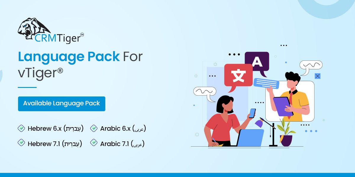 crmtiger's tweet image. Managing customers across the globe? 
Now make your 𝐯𝐓𝐢𝐠𝐞𝐫 𝐂𝐑𝐌 𝐭𝐫𝐮𝐥𝐲 𝐦𝐮𝐥𝐭𝐢𝐥𝐢𝐧𝐠𝐮𝐚𝐥 with our 𝐋𝐚𝐧𝐠𝐮𝐚𝐠𝐞 𝐏𝐚𝐜𝐤 𝐄𝐱𝐭𝐞𝐧𝐬𝐢𝐨𝐧 

📷 𝐄𝐱𝐩𝐥𝐨𝐫𝐞 𝐧𝐨𝐰: crmtiger.com/product/langua…

#CRMTiger #vTigerCRM #LanguagePack #GlobalBusiness #CRMSolutions