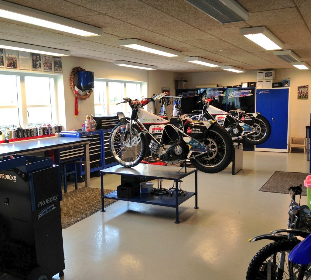 Tak wygląda dobrze przygotowany "żużlowy warsztat" 🙂