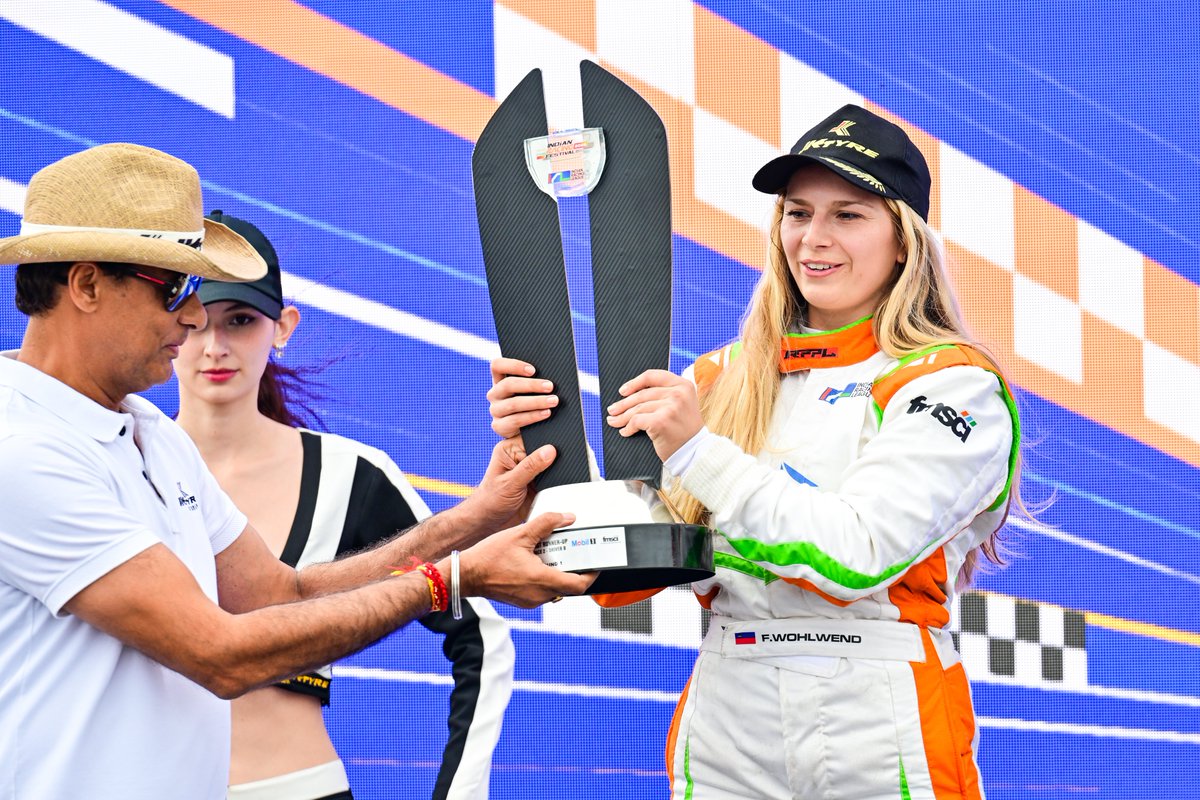 Sundaram R (@f1statsguru) on Twitter photo The second race of EVERY IRL season - 
2022 - A female driver on the podium (Wohlwend)
2023 - A female driver on the podium (Moore)
2024 - A female driver on the podium (Jilkova)
2025 - A female driver on the podium (Wohlwend)
It was written all along...
#IndianRacingLeague The second race of EVERY IRL season - 
2022 - A female driver on the podium (Wohlwend)
2023 - A female driver on the podium (Moore)
2024 - A female driver on the podium (Jilkova)
2025 - A female driver on the podium (Wohlwend)
It was written all along...
#IndianRacingLeague