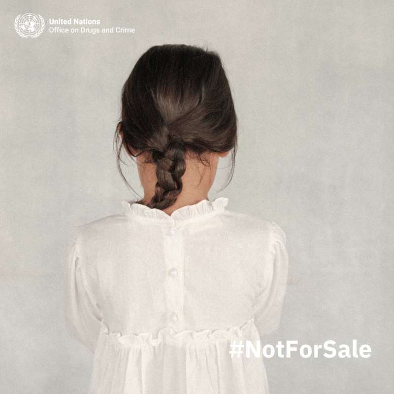UNODC_OrgCrime's tweet photo. More than one third of human trafficking victims globally are children.

Children don't have a price tag.

Children are #NotForSale!
