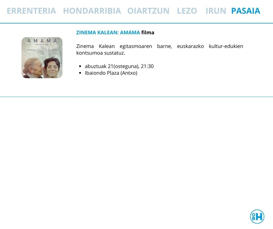 📅Abuztuko hamabostaldi honetan Oarso Bidasoan zein kultura eskaintza dagoen jakiteko, kontsultatu gure HITZAGENDA.

🔵ABUZTUAREN 15etik 31ra

⬇️Hemen deskargatu dezakezu pdf formatuan: bidasoa.hitza.eus/site/files/202…