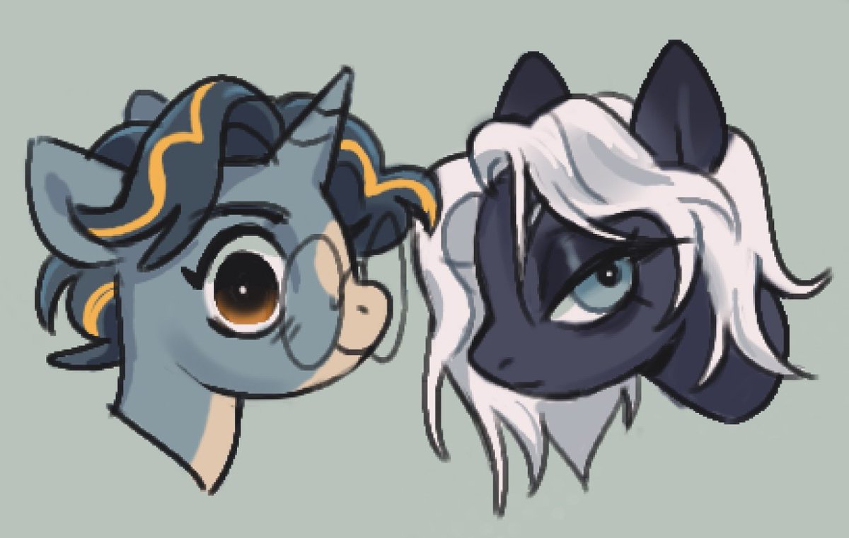 lunnita_pony's tweet image. Art with my friend&apos;s ponysonas ☺