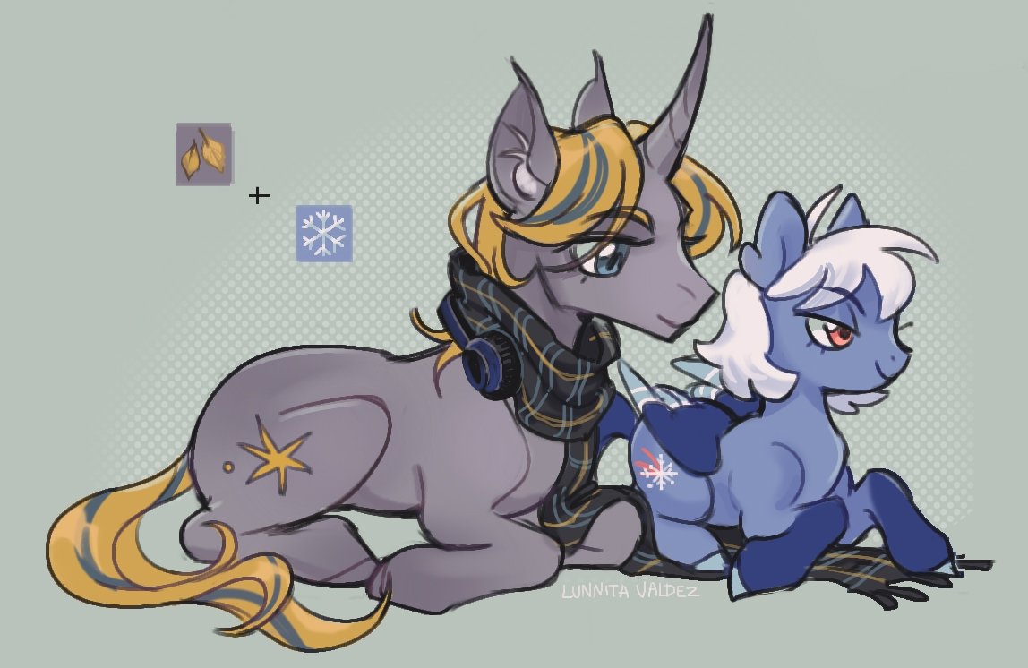 lunnita_pony's tweet image. Art with my friend&apos;s ponysonas ☺