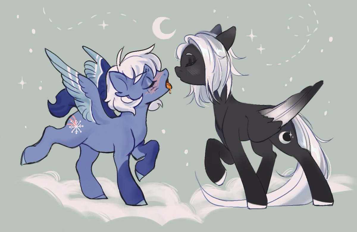 lunnita_pony's tweet image. Art with my friend&apos;s ponysonas ☺