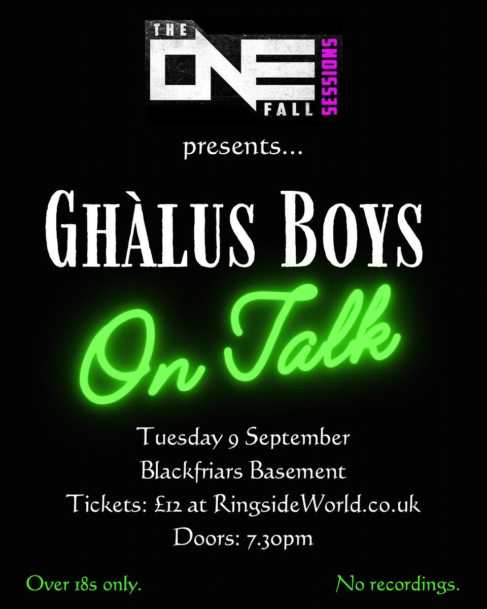 What's On Glasgow (@whatsonglasgow) on Twitter photo For the first time in almost two years, <a href="/OneFallSessions/">One Fall Sessions</a> return - and they’re coming back in style! Simon Cassidy is joined by Mark Coffey, Joe Coffey, and Wolfgang: Ghàlus.
𝗙𝗶𝗻𝗱 𝗼𝘂𝘁 𝗺𝗼𝗿𝗲: tinyurl.com/4fzees6f For the first time in almost two years, <a href="/OneFallSessions/">One Fall Sessions</a> return - and they’re coming back in style! Simon Cassidy is joined by Mark Coffey, Joe Coffey, and Wolfgang: Ghàlus.
𝗙𝗶𝗻𝗱 𝗼𝘂𝘁 𝗺𝗼𝗿𝗲: tinyurl.com/4fzees6f