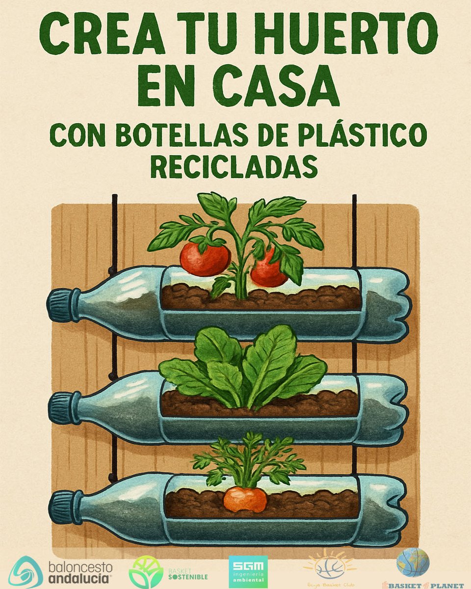 EcijaBasketClub's tweet photo. CREA TU HUERTO EN CASA.
Con botellas de plásticos recicladas.
@FAB_Andaluza
@sgm_ambiental
#BecaVerde
#AvatelEcijaBasketClub https://t.co/lQHoLKrPit