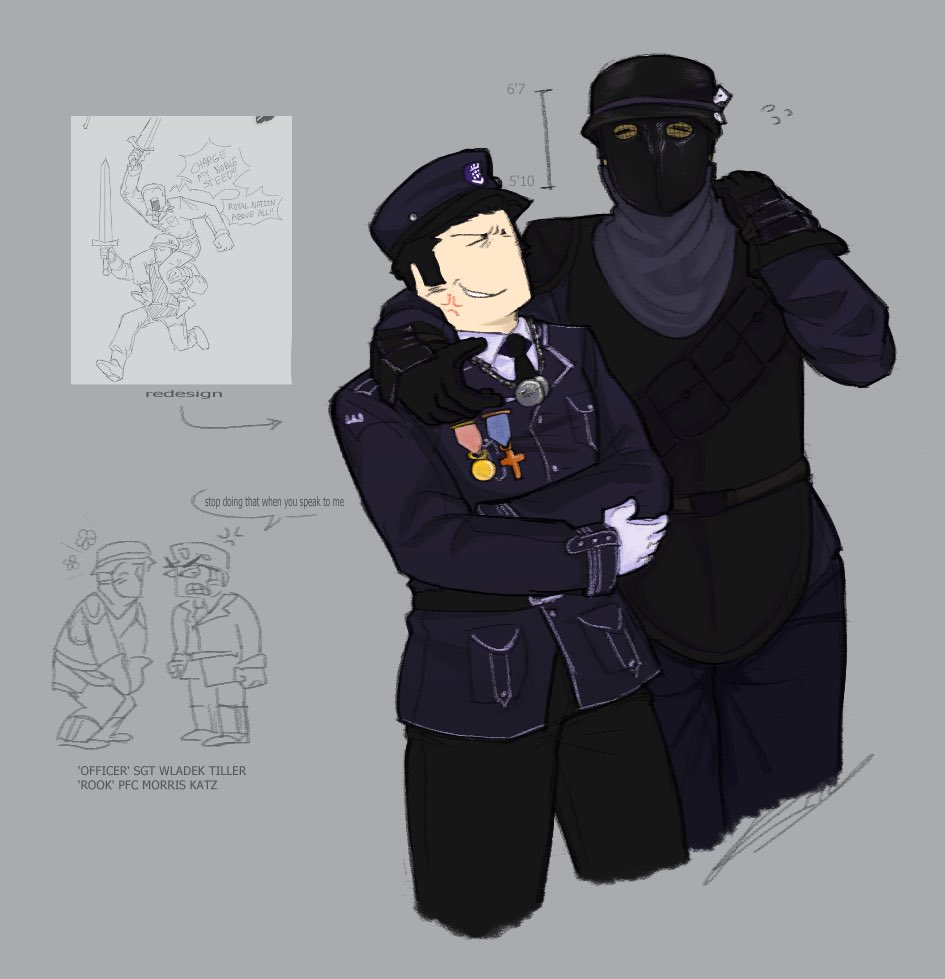 Redesigned old gravedigger ocs