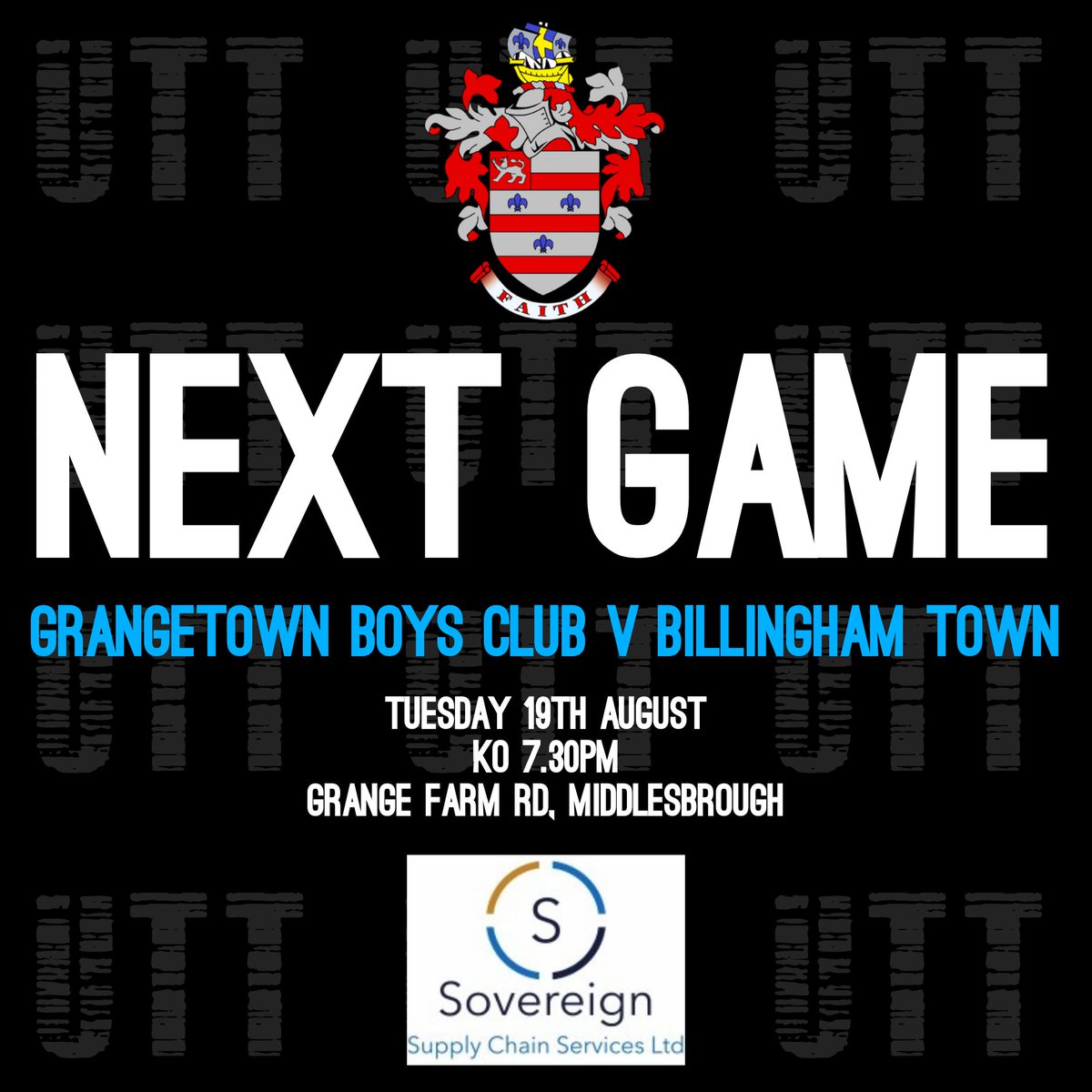 We head South of the river tonight where we face Grangetown Boys Club #UTT