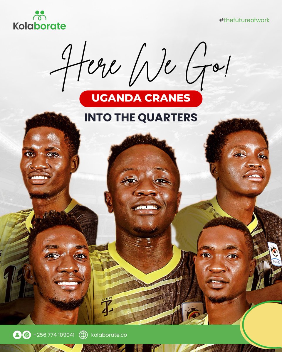 From halftime lead to a 3–1 scare, then levelling in extra time - Uganda Cranes, you made history! Into the CHAN quarters at last. What a ride! 🇺🇬🔥 
#CHAN2024 #UgandaCranes