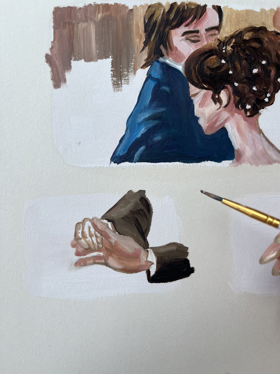 öncesinde karakalem taslak çizmeden boyacı gibi HALDUR HULDUR girişmeyi çok özlemişim…