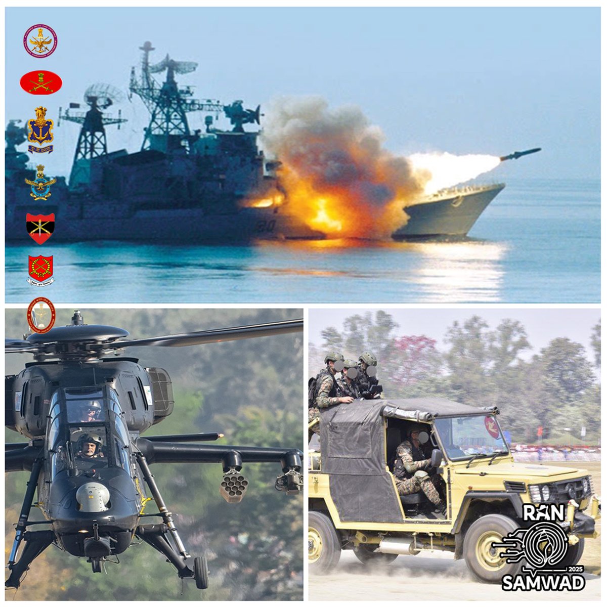 HQ IDS (@hq_ids_india) on Twitter photo #RANSAMVAD2025
Registration Open: shorturl.at/FYWy7
#FutureWarfare
#MilitaryTechnology
<a href="/DefenceMinIndia/">रक्षा मंत्री कार्यालय/ RMO India</a>
<a href="/SethSanjayMP/">Sanjay Seth</a>
<a href="/MIB_India/">Ministry of Information and Broadcasting</a>
@ARTRAC_IA
<a href="/SpokespersonMoD/">Ministry of Defence, Government of India</a> #RANSAMVAD2025
Registration Open: shorturl.at/FYWy7
#FutureWarfare
#MilitaryTechnology
<a href="/DefenceMinIndia/">रक्षा मंत्री कार्यालय/ RMO India</a>
<a href="/SethSanjayMP/">Sanjay Seth</a>
<a href="/MIB_India/">Ministry of Information and Broadcasting</a>
@ARTRAC_IA
<a href="/SpokespersonMoD/">Ministry of Defence, Government of India</a>