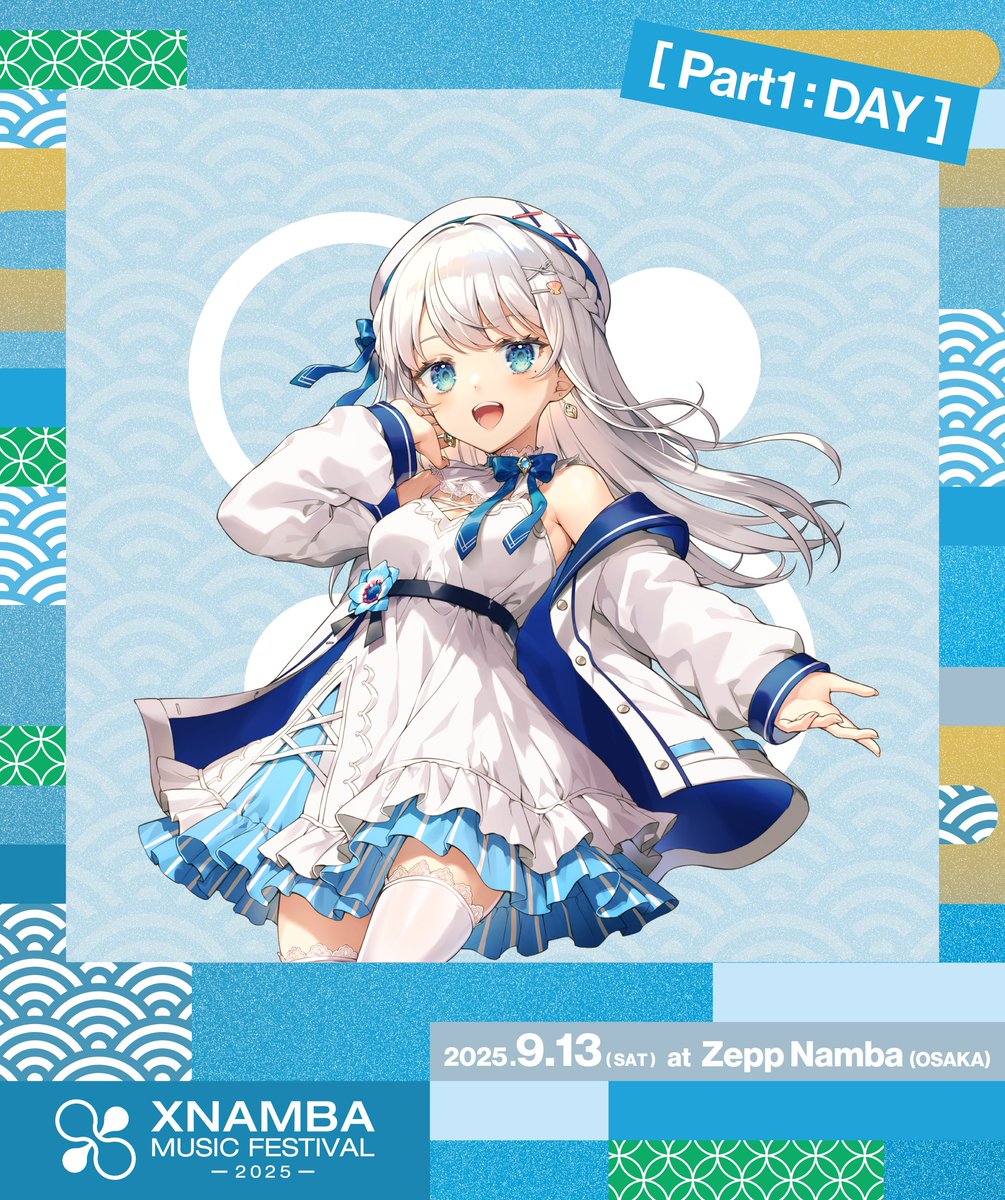 XNAMBA (@xnamba_info) on Twitter photo ◤◢◤ 出演者紹介 - 10 ◢◤◢
凪乃ましろ
<a href="/Nagino_Mashiro/">凪乃ましろ🍽9/27 3DLIVE@Z-aN</a>
☀️【Part1:DAY】
12:00 開場 / 13:00 開演 / 15:00 終演(予)
🎟️#XNMF2025 チケットはこちら!
t.livepocket.jp/e/xnmf2025 ◤◢◤ 出演者紹介 - 10 ◢◤◢
凪乃ましろ
<a href="/Nagino_Mashiro/">凪乃ましろ🍽9/27 3DLIVE@Z-aN</a>
☀️【Part1:DAY】
12:00 開場 / 13:00 開演 / 15:00 終演(予)
🎟️#XNMF2025 チケットはこちら!
t.livepocket.jp/e/xnmf2025