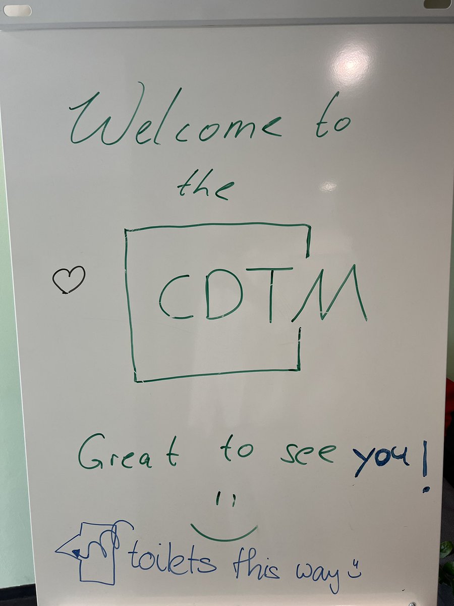 CDTM rocks

(Also: thanks for letting me know where the toilets are)