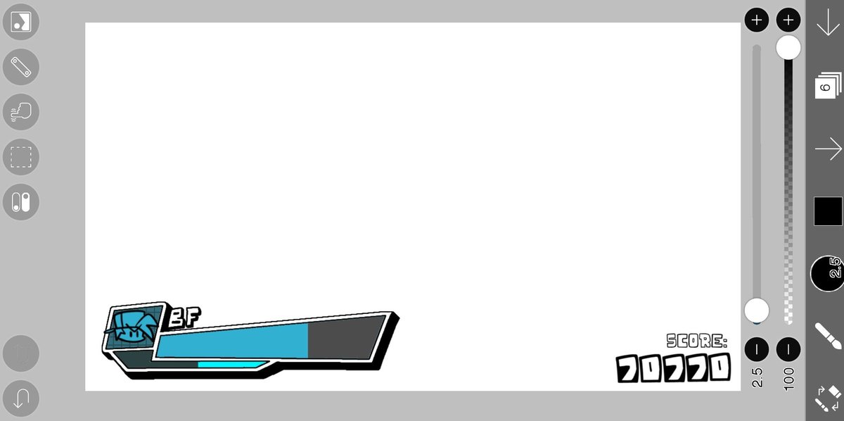 HybridsShowdown's tweet photo. Concept art for the UI (idk where to put the time bar lol) https://t.co/BymbSsF0sv