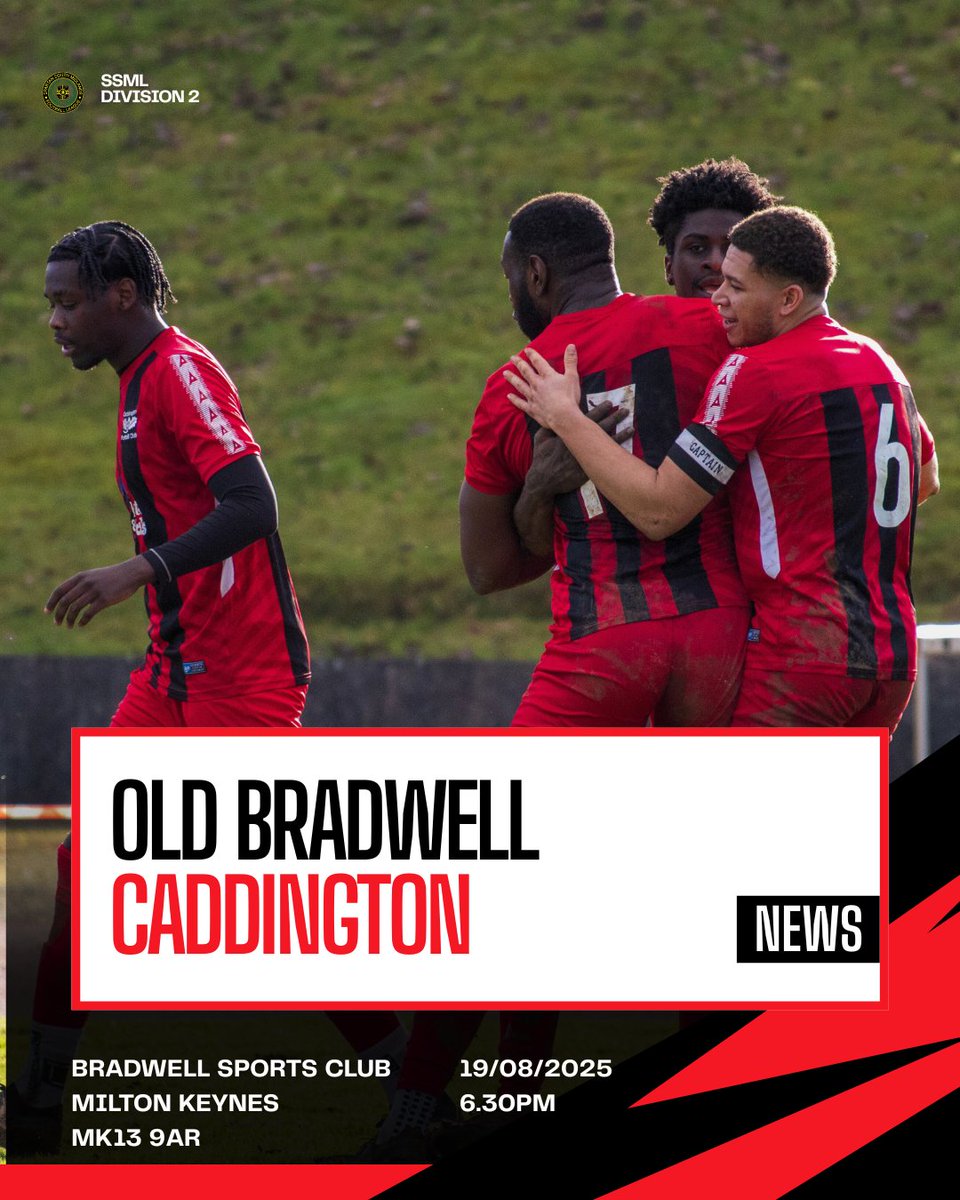 Caddington Football Club (@caddingtonfc) on Twitter photo 𝙂𝘼𝙈𝙀 𝘿𝘼𝙔 !!!
The Oaks are on the road to <a href="/OldBradwellUtd/">Old Bradwell United</a> this evening. Always one to look forward to.
All support massively appreciated!
#UTO
🔴⚫🔴⚫🔴⚫ 𝙂𝘼𝙈𝙀 𝘿𝘼𝙔 !!!
The Oaks are on the road to <a href="/OldBradwellUtd/">Old Bradwell United</a> this evening. Always one to look forward to.
All support massively appreciated!
#UTO
🔴⚫🔴⚫🔴⚫