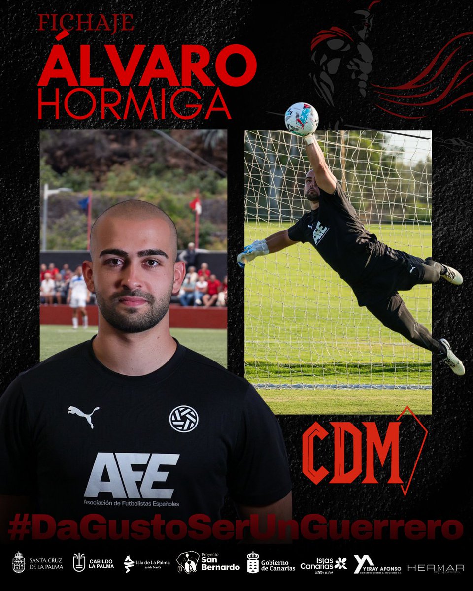 🆕️ <a href="/alvaro_hormiga1/">ÁLVARO HORMIGA 🐜</a> es nuevo portero del #CDMensajero

El guardameta ha pasado por clubes de la talla de <a href="/Cadiz_CF/">Cádiz Club de Fútbol</a>, <a href="/Burgos_CF/">Burgos Club de Fútbol</a> y <a href="/UBConquense/">UB Conquense</a> ✔️

📲 cdmensajero.es/2025/08/19/alv…

#HormigaEsUnGuerrero #DaGustoSerUnGuerrero