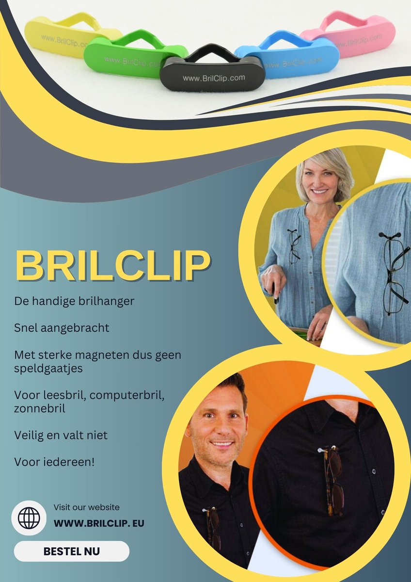 Deze brilhanger moet je hebben! Voor iedere bril, vooral in de zomer met het wisselen van je zonnebril, op-af, leesbril, computerbril, gewone bril. Dus bestel deze nu met flinke zomerkorting! <a href="/bol_com/">bol</a> #zonnebril #korting #actie #bril #leesbril #vakantie #zomer