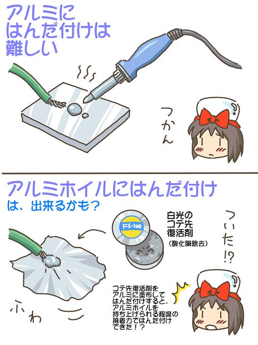 売れのこったブラウン管のおはなし。(1585)

アルミホイルにはんだ付け 