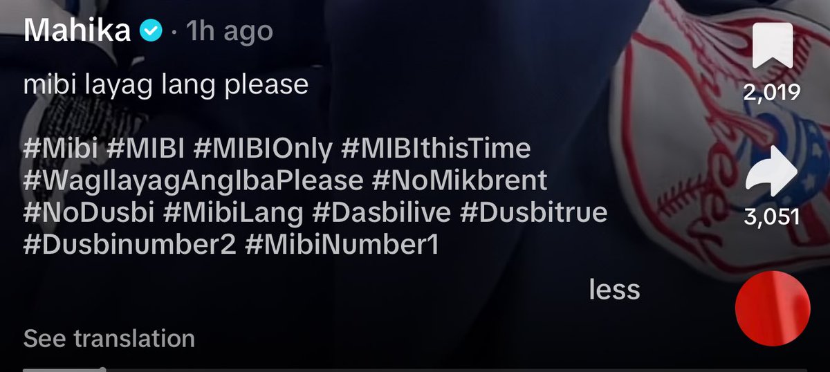 MiBiBlossoms's tweet photo. Mika’s caption on her most recent MiBi TikTok post. Ang cute naman mag-selos! #MiBiNumber1 🤧🤭 https://t.co/frB3sfEPK6