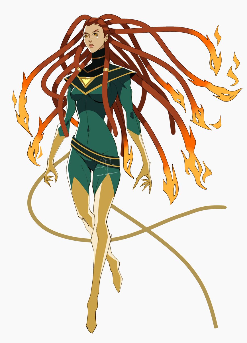 Phoenix redesign 

#phoenix #JeanGrey #xmen #sketch #characterdesign