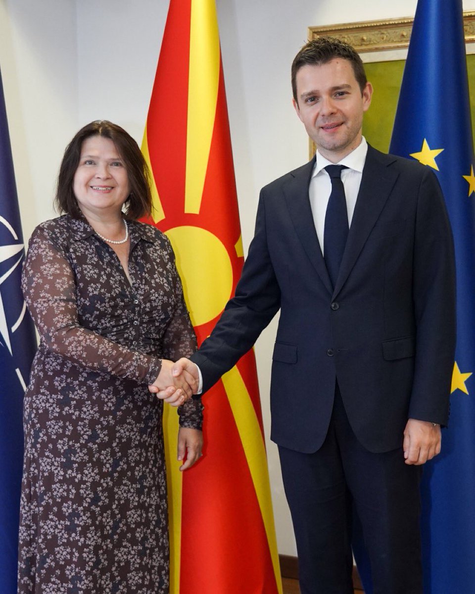 Timco Mucunski (@timcomucunski) on Twitter photo Today I met with the Ambassador Designate of Slovakia, <a href="/IHricova/">Iveta Hricova</a>. We discussed ways to build on the excellent 🇲🇰🇸🇰 relations, to intensify cooperation, and strengthen mutual support. I thanked Slovakia for its consistent support of our EU integration. Today I met with the Ambassador Designate of Slovakia, <a href="/IHricova/">Iveta Hricova</a>. We discussed ways to build on the excellent 🇲🇰🇸🇰 relations, to intensify cooperation, and strengthen mutual support. I thanked Slovakia for its consistent support of our EU integration.