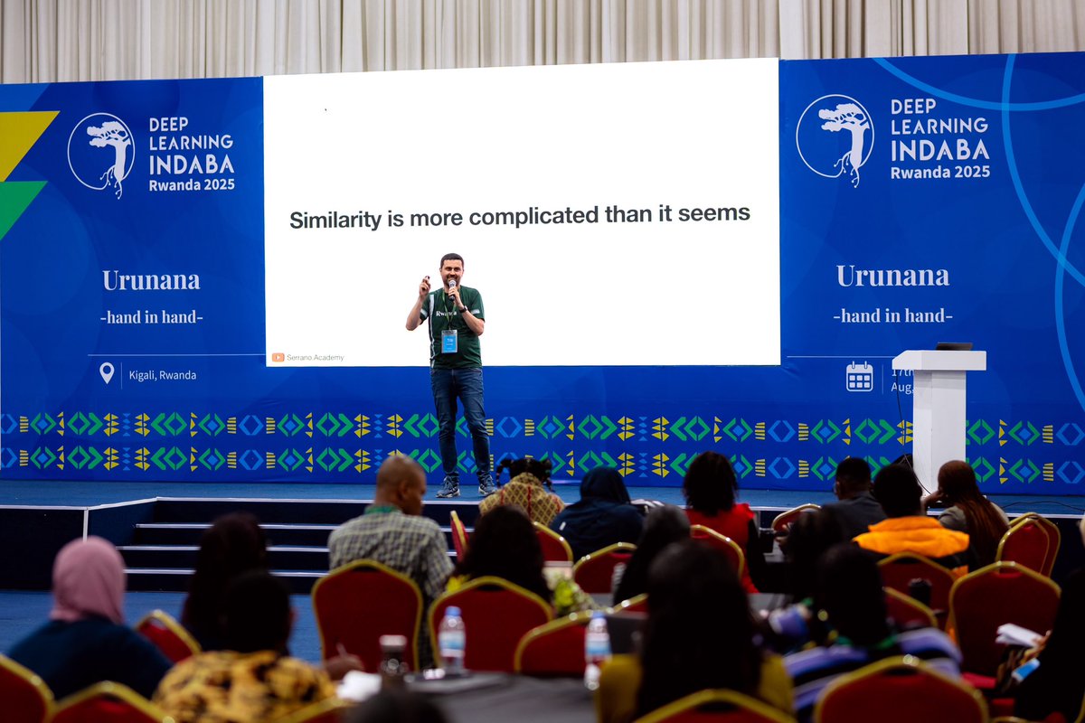 Rwanda is proud to host this year's hub of learning, research &amp; innovation at the 2025 Deep Learning Indaba. The event convened Africa's AI &amp; machine learning community to strengthen African leadership in artificial intelligence. 

Welcome to all participants from 53 countries