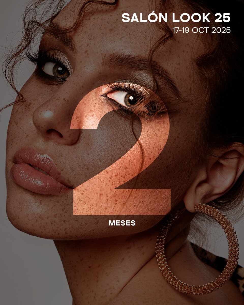 ⌛ ¡Faltan 2 meses para el evento líder en belleza profesional!

#SalonLook25 se celebra del 17 al 19 de octubre en <a href="/IFEMA/">IFEMA MADRID</a>.

Estética, peluquería, networking y demostraciones en vivo.

📍 Reserva la fecha → ifema.es/salonlook/expo…