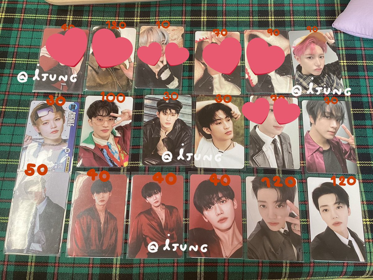 wts / ปล่อย การ์ด พร้อมส่ง (รส)

การ์ด เฉินเล่อ เจโน่ แจมิน ม้าค แฮชชาน อินจุน

 #ตลาดนัดnct #ตลาดนัดnctdream #ตลาดนัดnct127 #ตลาดนัดriize