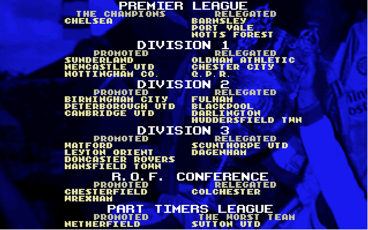 g00nFM's tweet photo. Season 14

A bonkers season where the results seemed even more random than usual. Managed to hold onto 2nd place in the end.

Big upgrade on the goalkeeper position, not that it really helped.

Out of all cups relatively early, even the CWC that we somehow played in again. https://t.co/iHAn29FtR3