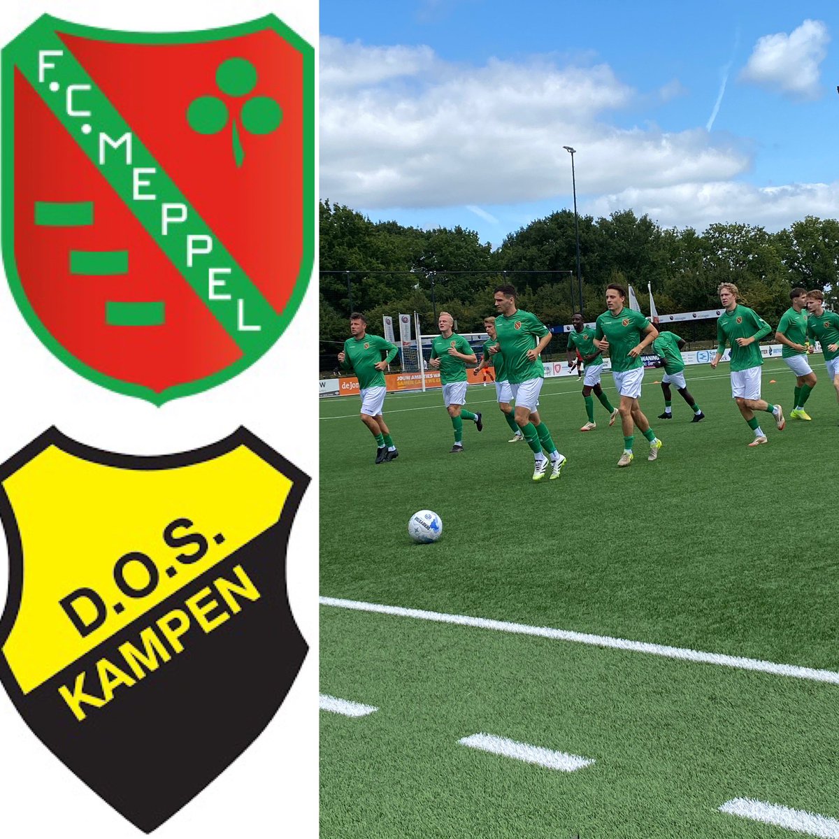 Na de ruime zeges op vv Sweel en de zaterdagploeg van vv Hoogeveen vervolgt het 1e elftal de voorbereiding vanavond met een oefenwedstrijd tegen eersteklasser <a href="/VVDOSK/">DOS Kampen</a> dat wordt getraind door oud-international Jaap Stam. De aftrap op sportpark Ezinge is om 20.00 uur.