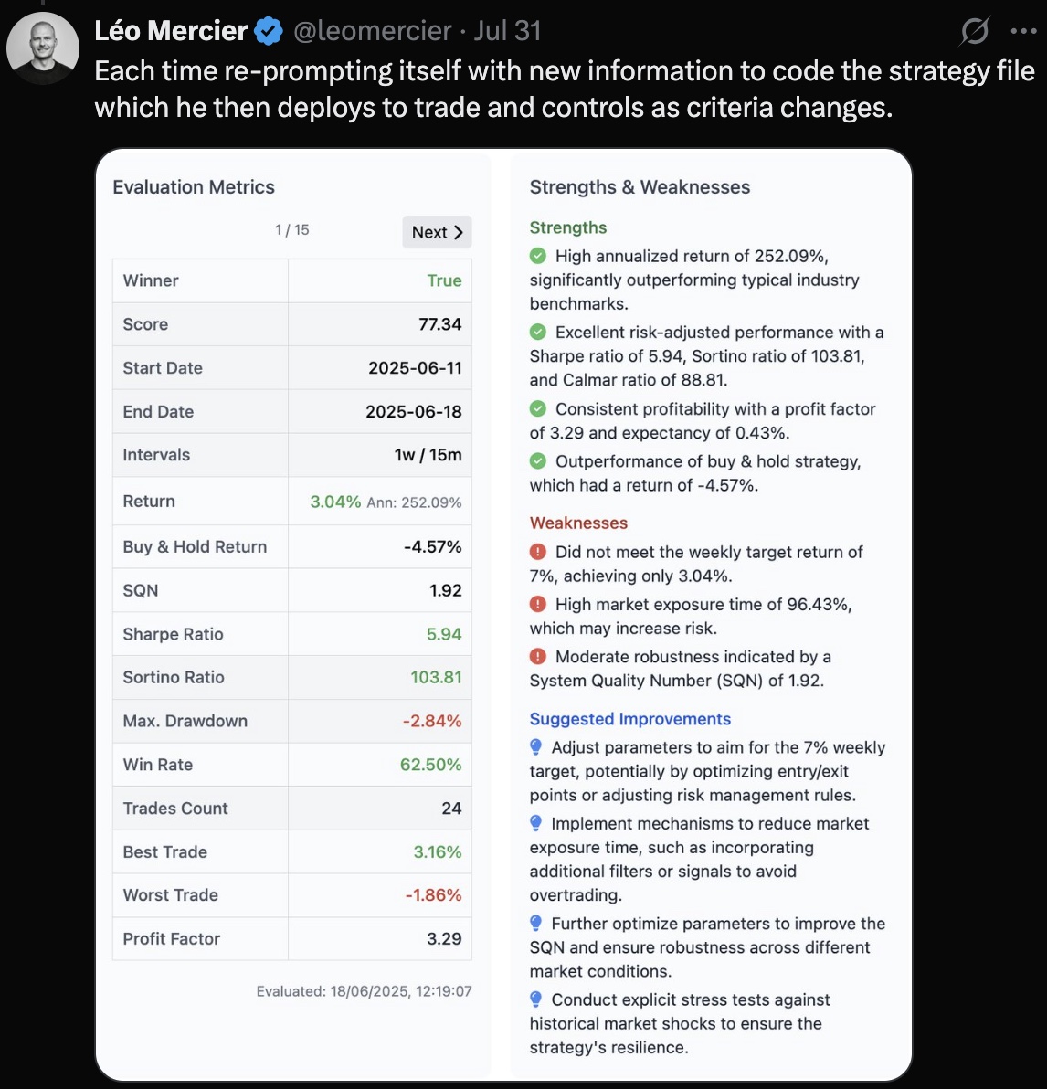 Busy optimising 7% weekly returns before it sets the this space alive aided by #tir Bittensor subnets. 
A case of when not if. At sub 500k more has been invested than the the current sitting mcap. Nov 24 high was $100m and I am looking to substantially beat this. 
$arok