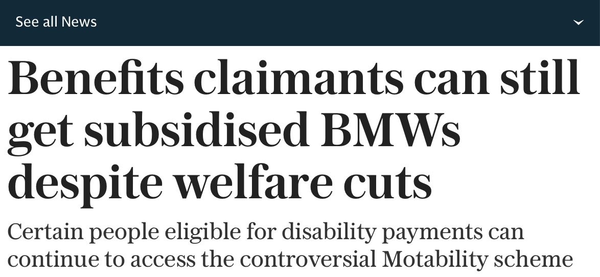 KemiBadenoch's tweet image. Hardworking taxpayers are funding subsidised cars for constipation and tennis elbow. 

Here’s how we’ll stop the scam🧵👇