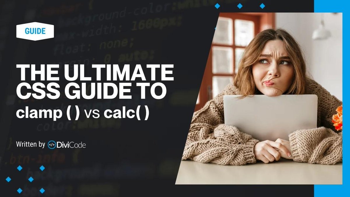 DiviCodeAgency's tweet photo. Tired of writing 6 media queries just to size your headlines?

Clamp says: 'Give me a min, a max, and a dream.'

Fewer breakpoints. Smoother scaling. Happy devs.

This is the start of a new how-to series over at DiviCode! Check out the post! 👇

https://t.co/DxDDdMUfdS https://t.co/tAxKfB40Og