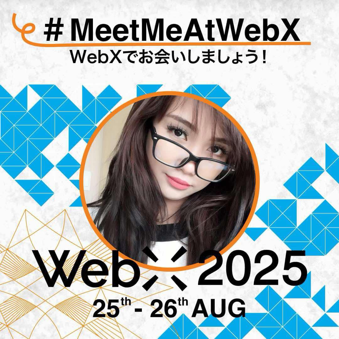 Woohooo! See you <a href="/WebX_Asia/">WebX 2026 (July 13-14)</a>! Excited to meet more new people!! Looking forward to seeing <a href="/web3_honey/">たぬきち🍯web3honey💛</a>! 

Save 20% using my link for the event ticket!! 💕

events.bizzabo.com/639108?promo=c…