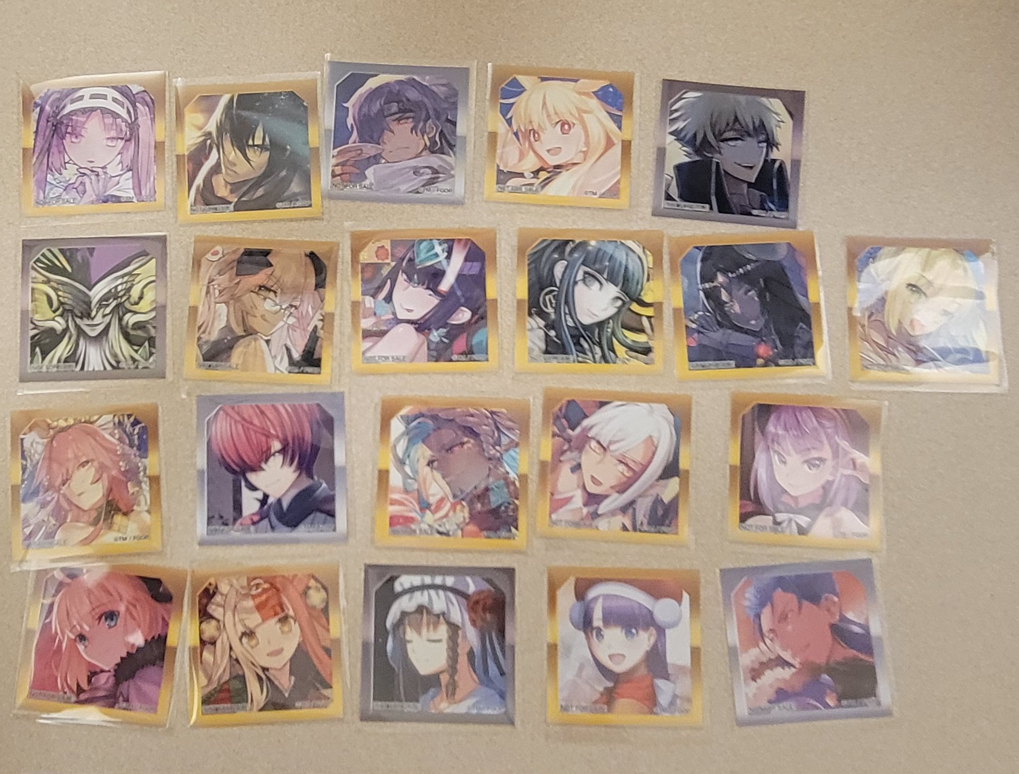 FGO 最終再臨展　ステッカー　シャルルマーニュ FGO 最終再臨展 特典 選択画面風ステッカー シャルルマーニュ