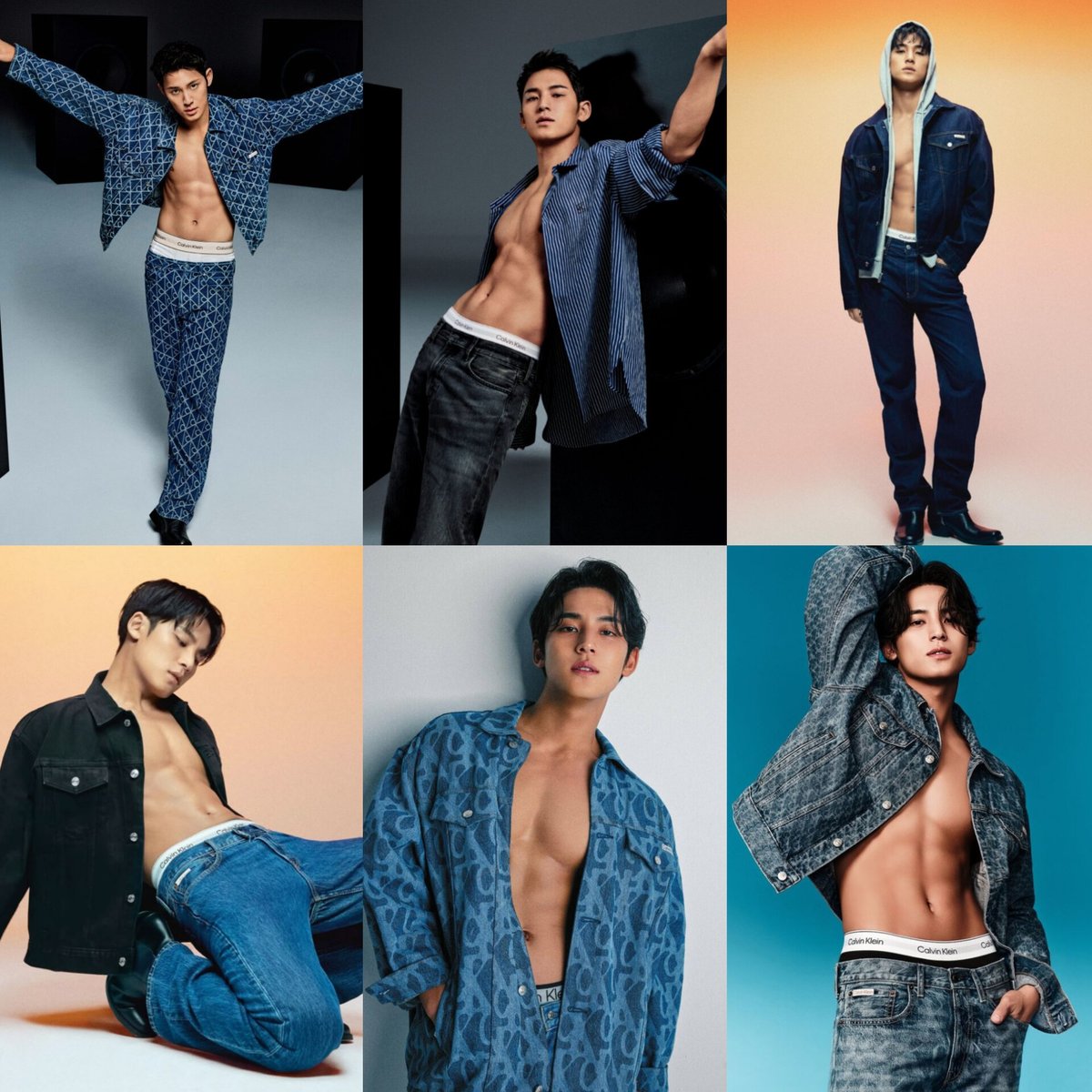 Verniizx's tweet image. every time a new photo comes out for calvin klein, it’s even crazier than the last 😩😩😩. #민규