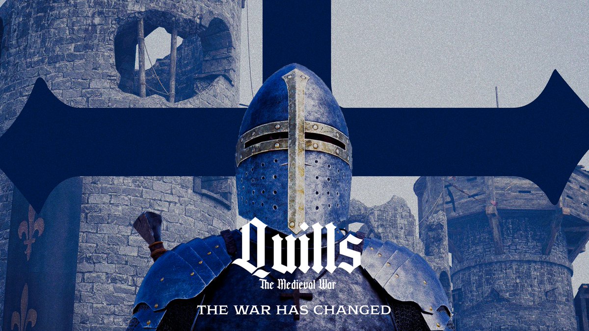 0xNoldor's tweet image. Hello Quills💙

 I wasn’t comfortable with this epic visual being used only for the announcement, so I had our designer make a wallpaper version for you. It will look great on your phone and computer

Try it out and share it with me ⚔️