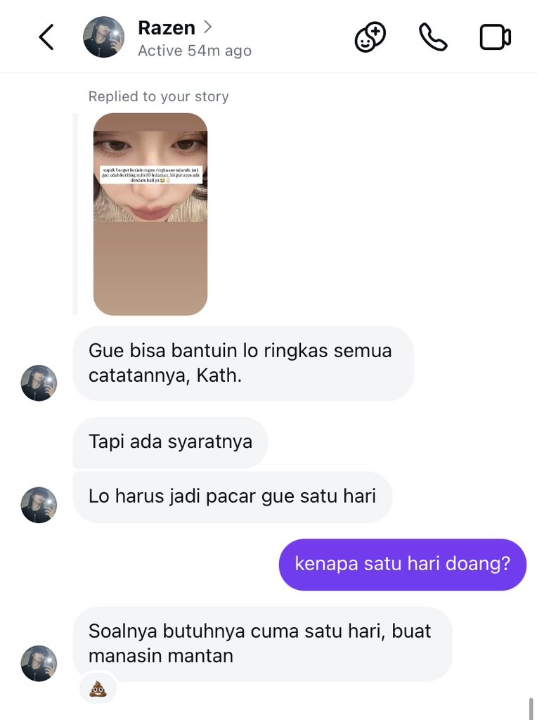 Ken and Kath #3
; Jadi pacar satu hari, buat manasin mantan

— juyeon few tweets au