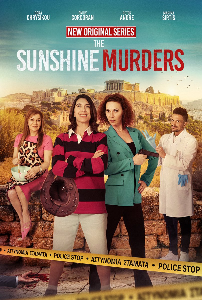 So September, Tues afternoons on C5 (in UK) and Sat eves on UPtv (in US), is all about sunshine and murders. Literally. THE SUNSHINE MURDERS. A new cozy-crime comedy-drama I’ve been directing in sunny Cyprus. It’s wholesome fun for the whole family. Despite the murdering.