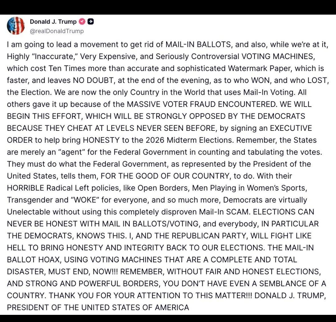 Leah Hoopes (@hoopes_leah) on Twitter photo This aged well...Maybe my sarcasm will get people to listen? What will the grifters do now that President Trump is getting rid of mail in ballots?
<a href="/BrianFerence1/">Brian Ference</a> <a href="/BrandonStraka/">Brandon Straka #WalkAway</a> <a href="/AdaNestorWC/">Ada Nestor</a> <a href="/CarolineForPA/">Caroline for Congress</a> This aged well...Maybe my sarcasm will get people to listen? What will the grifters do now that President Trump is getting rid of mail in ballots?
<a href="/BrianFerence1/">Brian Ference</a> <a href="/BrandonStraka/">Brandon Straka #WalkAway</a> <a href="/AdaNestorWC/">Ada Nestor</a> <a href="/CarolineForPA/">Caroline for Congress</a>