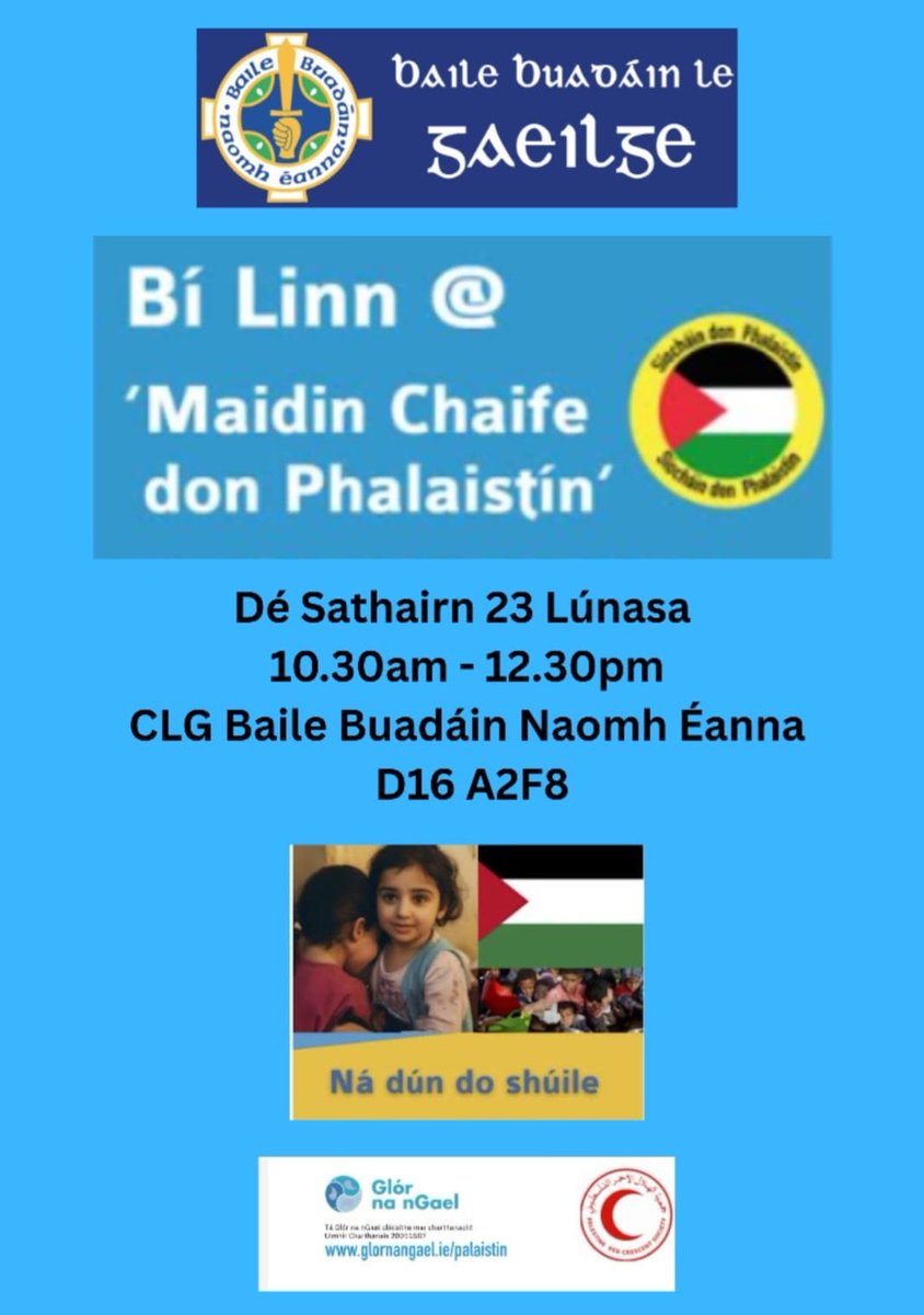 ballyboden.clubzap.com/products/30326…

All welcome – Bígí linn! ❤️🇵🇸
#Bígílinn #gaeilge #palestine
#gaagaeilge #glornangael