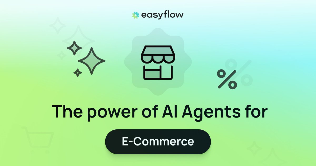 easyflow_ai's tweet image. In the #ecommerce landscape, speed and accuracy define success. The only thing that always remains the same – customers expect instant responses, a personalized approach, fast delivery. Their experience must be smooth.

At the same time, from the performer’s point of view, it’s…