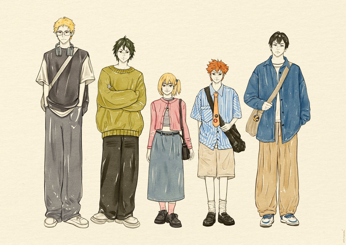 karasuno first years!! 🏐

(819 today!!)